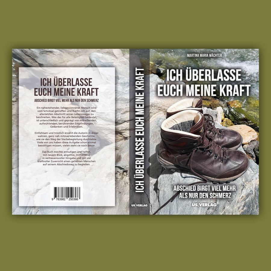 Buchcover 'Ich überlasse euch meine Kraft' von Martina Maria Wächter